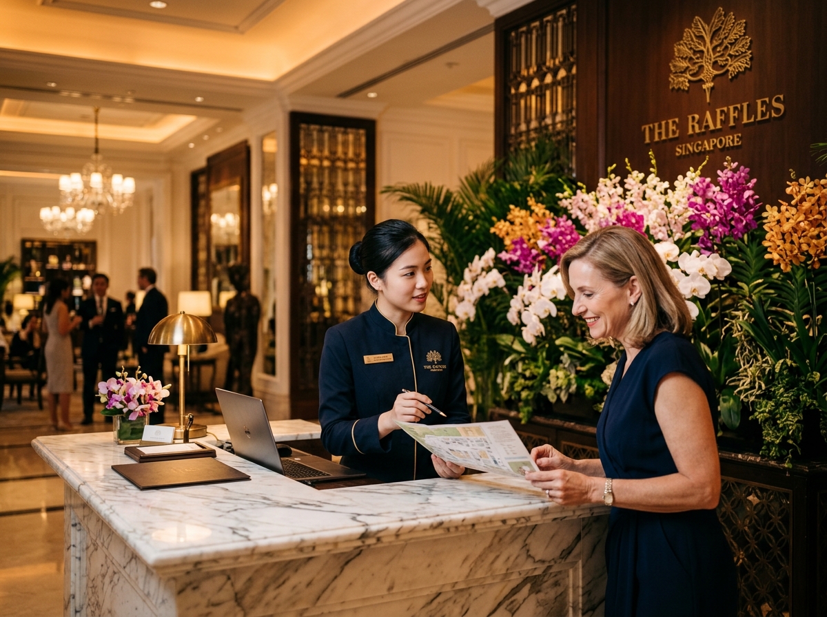 Students mastering international hospitality operations in Singapore