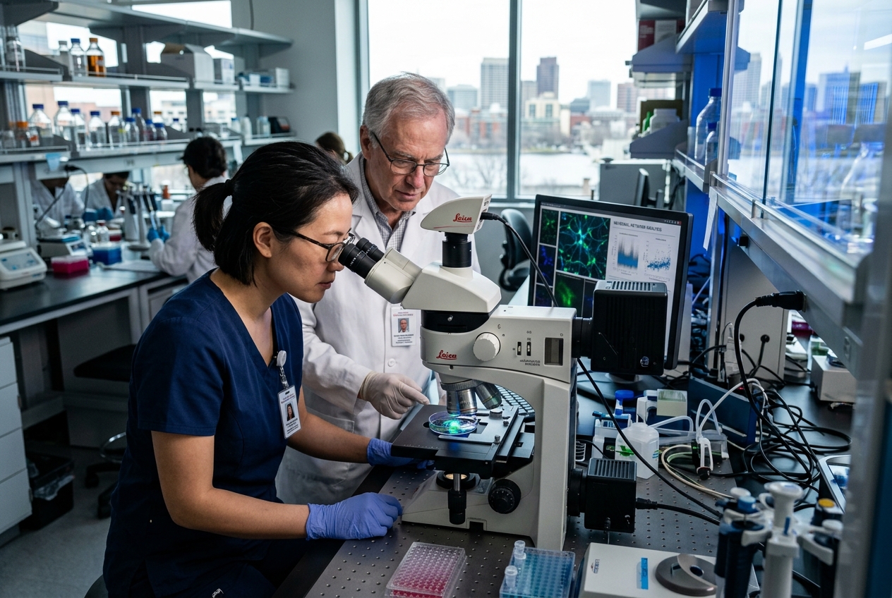Biomedical researcher and senior scientist in a Boston laboratory